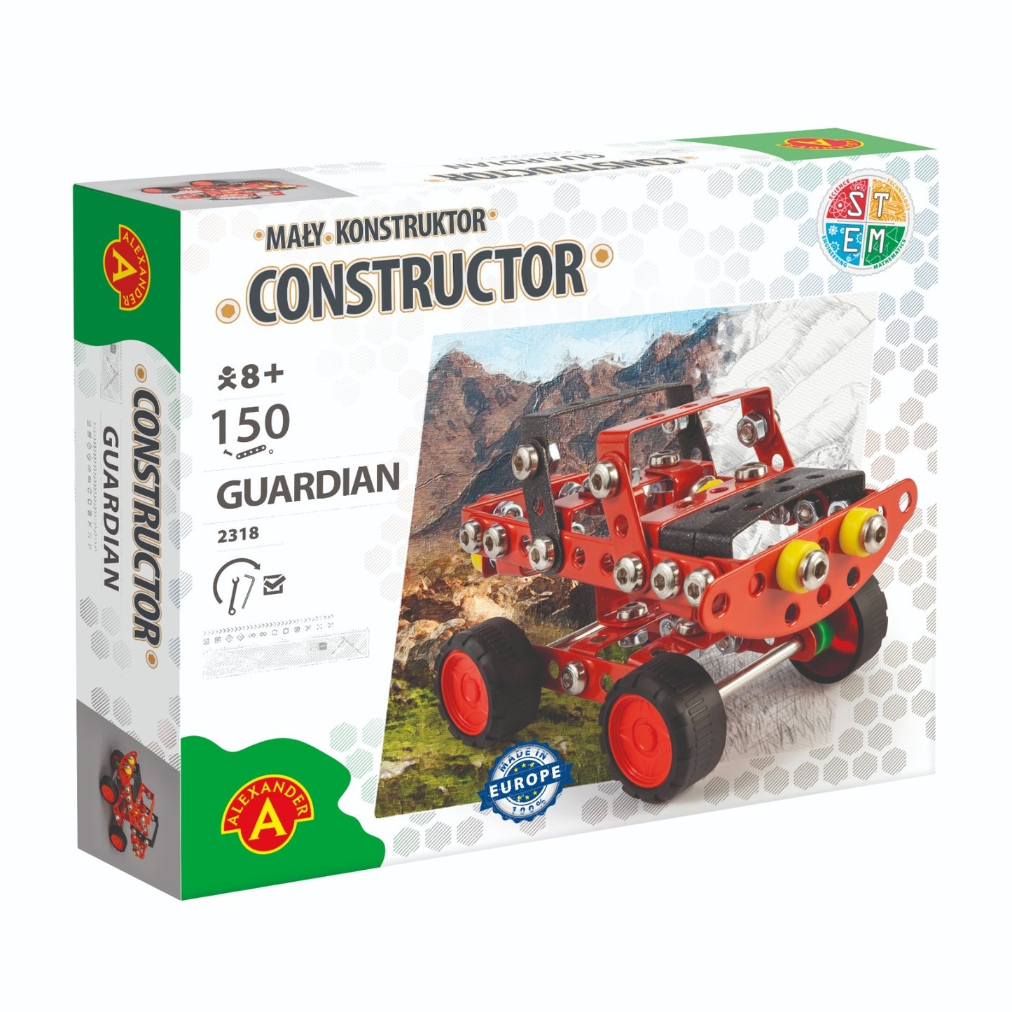 Kreativer Modellbausatz für Kinder ab 8 Jahren  CONSTRUCTOR GUARDIAN