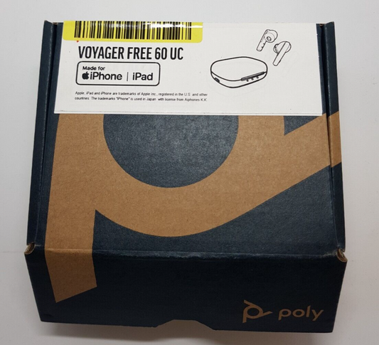 Poly Voyager Free 60 UC, schwarz (3/1/4994; 3/13/2402;1/17/3284) NEUWERTIG!!!/1