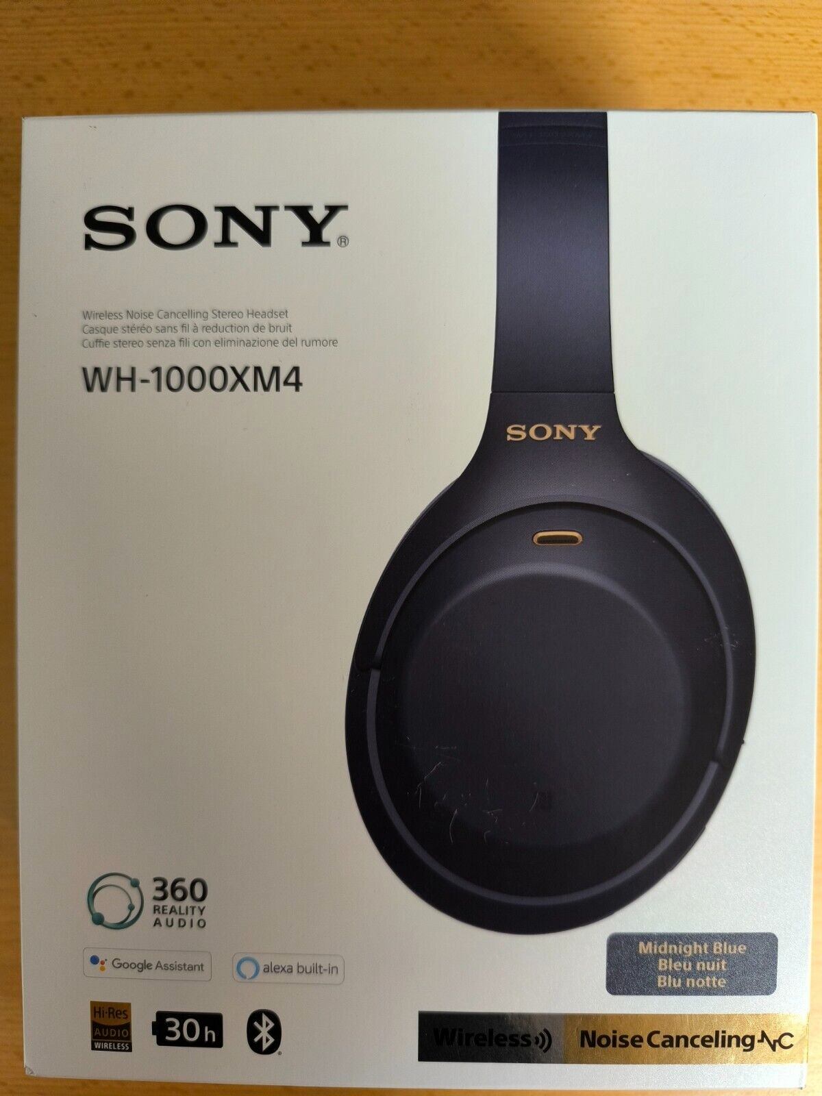 Sony WH-1000XM4 | Over Ear Bluetooth Kopfhörer kabellos mit Noise Cancelling