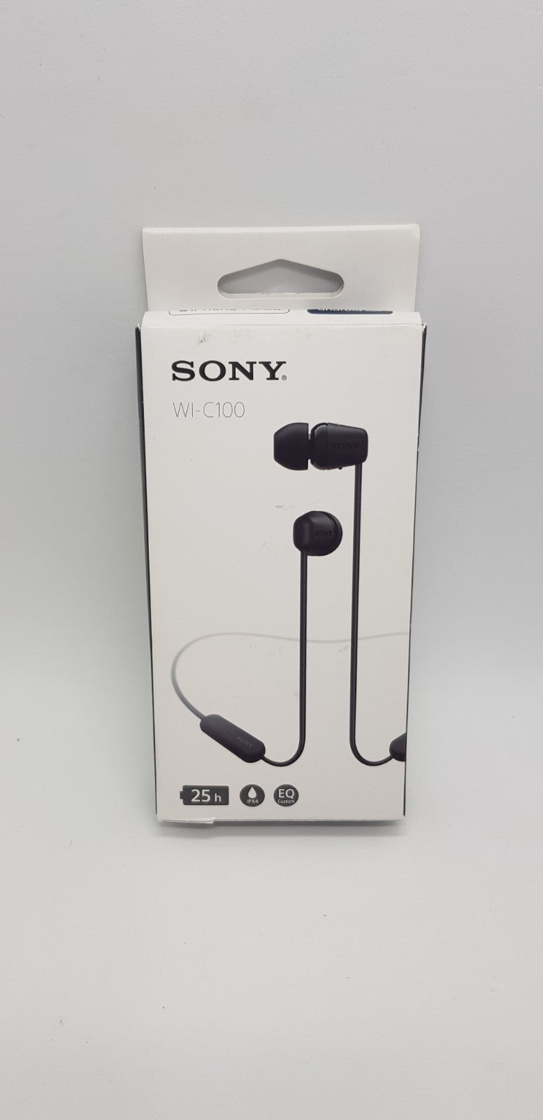Sony kabellose In-Ear-Kopfhörer WI-C100, Bluetooth, Schwarz,B-Ware,Neuwertig