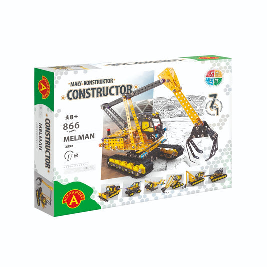 Konstruktionsspielzeug Metall Bausatz 7in1 Fahrzeuge ab 8 Jahren  PRO MELMAN