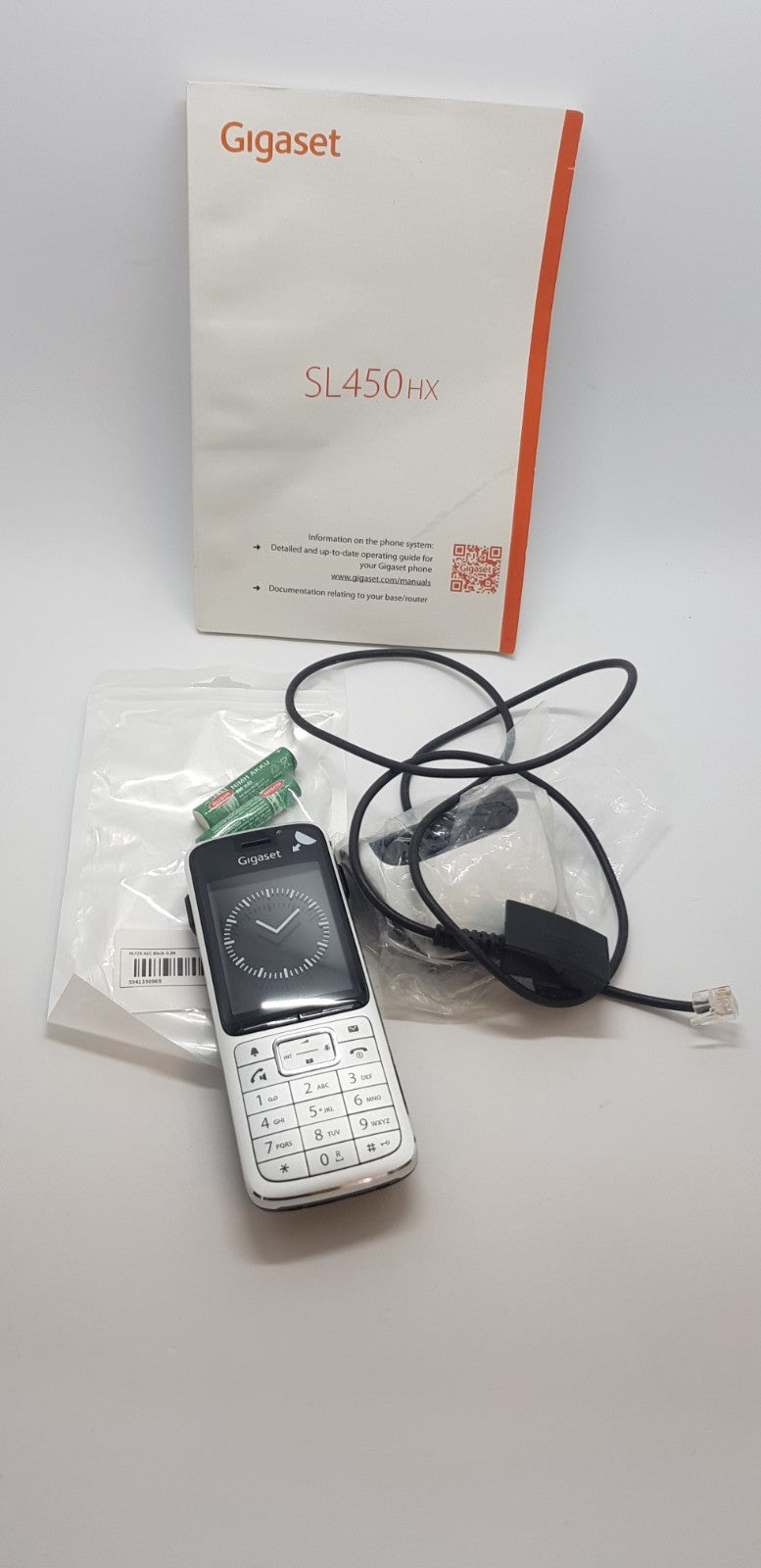 Gigaset SL450HX Mobilteil – neuwertig / Glasriss rechts (kaum sichtbar)