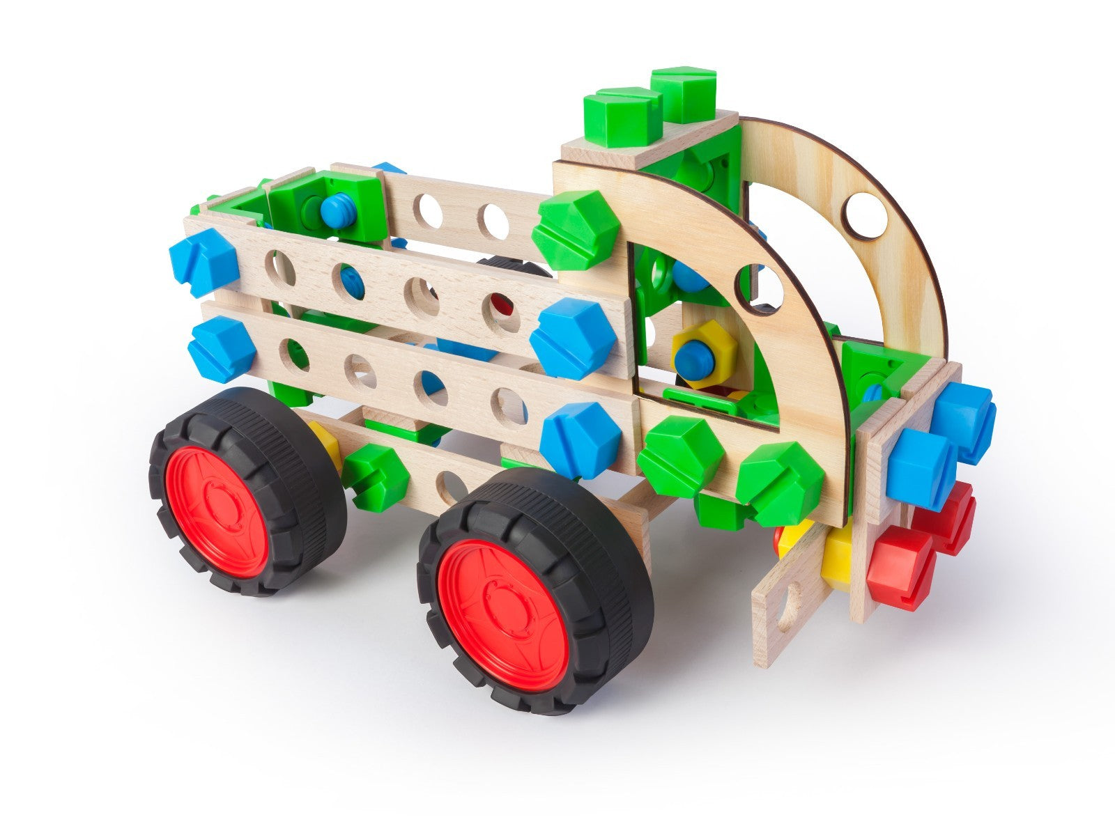 Konstruktionsspielzeug Holz Bausatz LKW ab 4Jahren CONSTRUCTOR JUNIOR 3×1 TRUCK