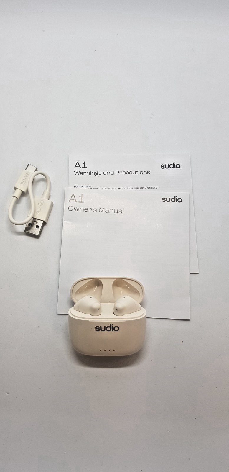 Sudio A1 True Wireless Earbuds Bluetooth ANC In-Ear B-Ware Neuwertig