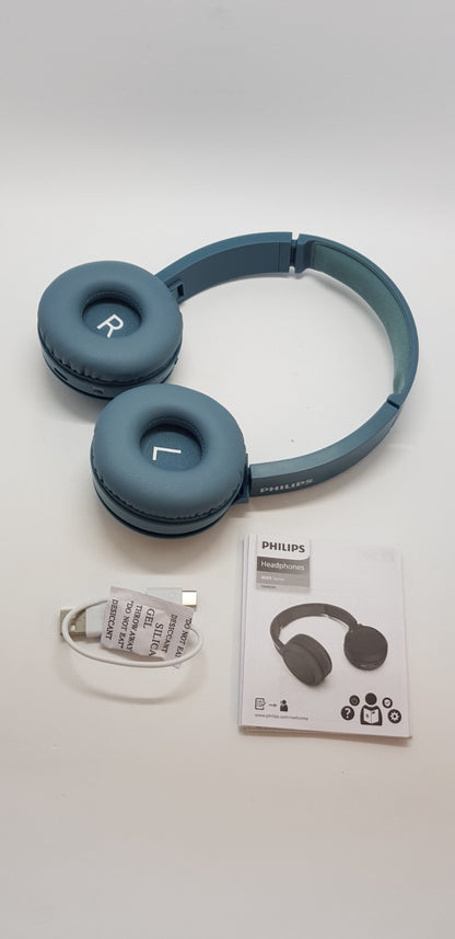 Philips On Ear Kopfhörer H4205BL/00 mit Bass Boost-Taste Bluetooth, 29 Stunden