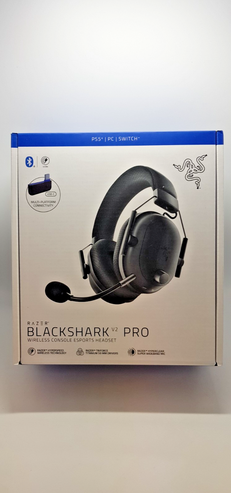 Razer BlackShark V2 Pro Wireless Gaming Headset Mikrofon PC PS5 Xbox B-Ware Neuw