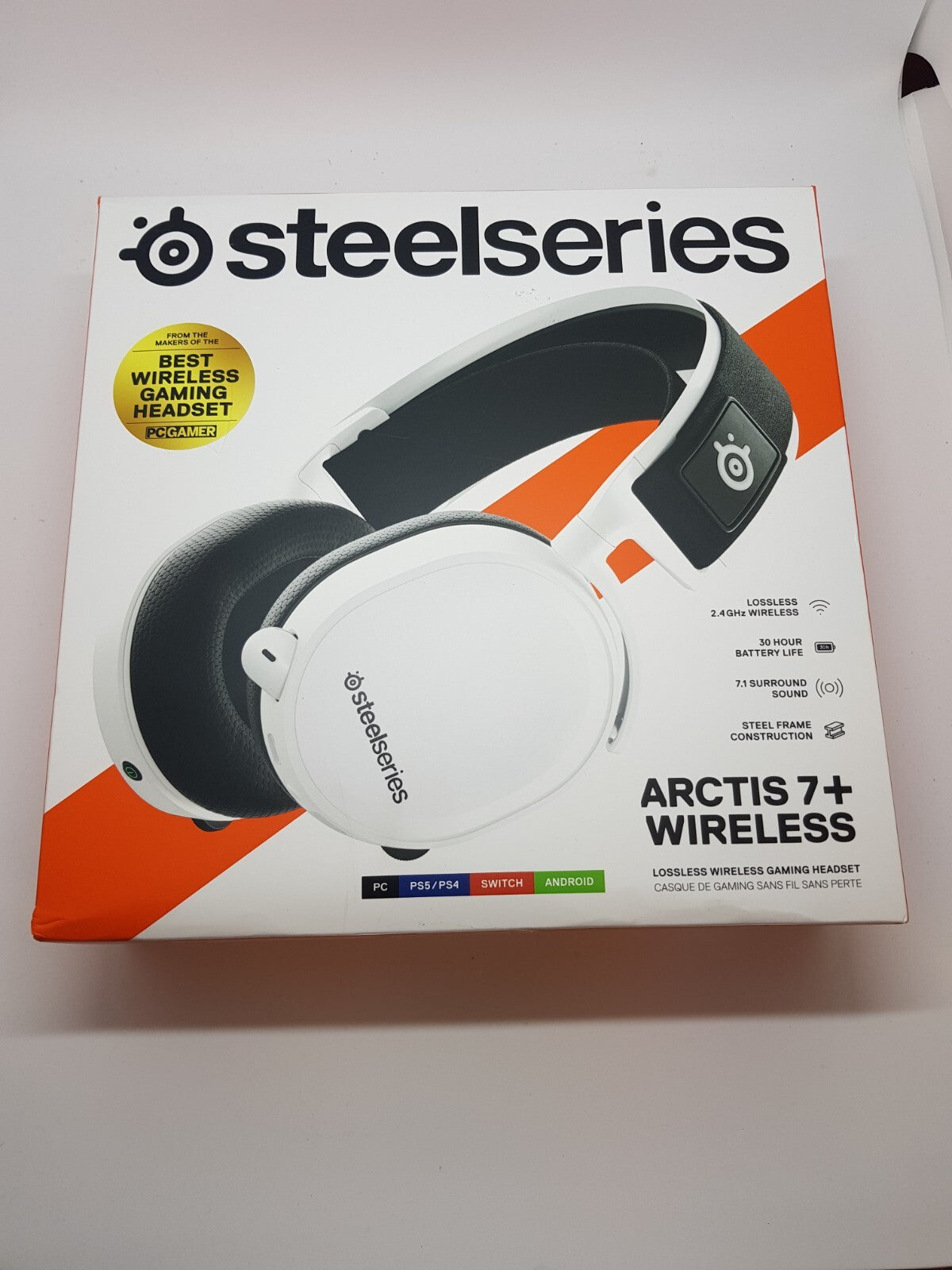 SteelSeries Arctis 7+ Wireless Gaming Headset,B-Ware(3/3/6638)