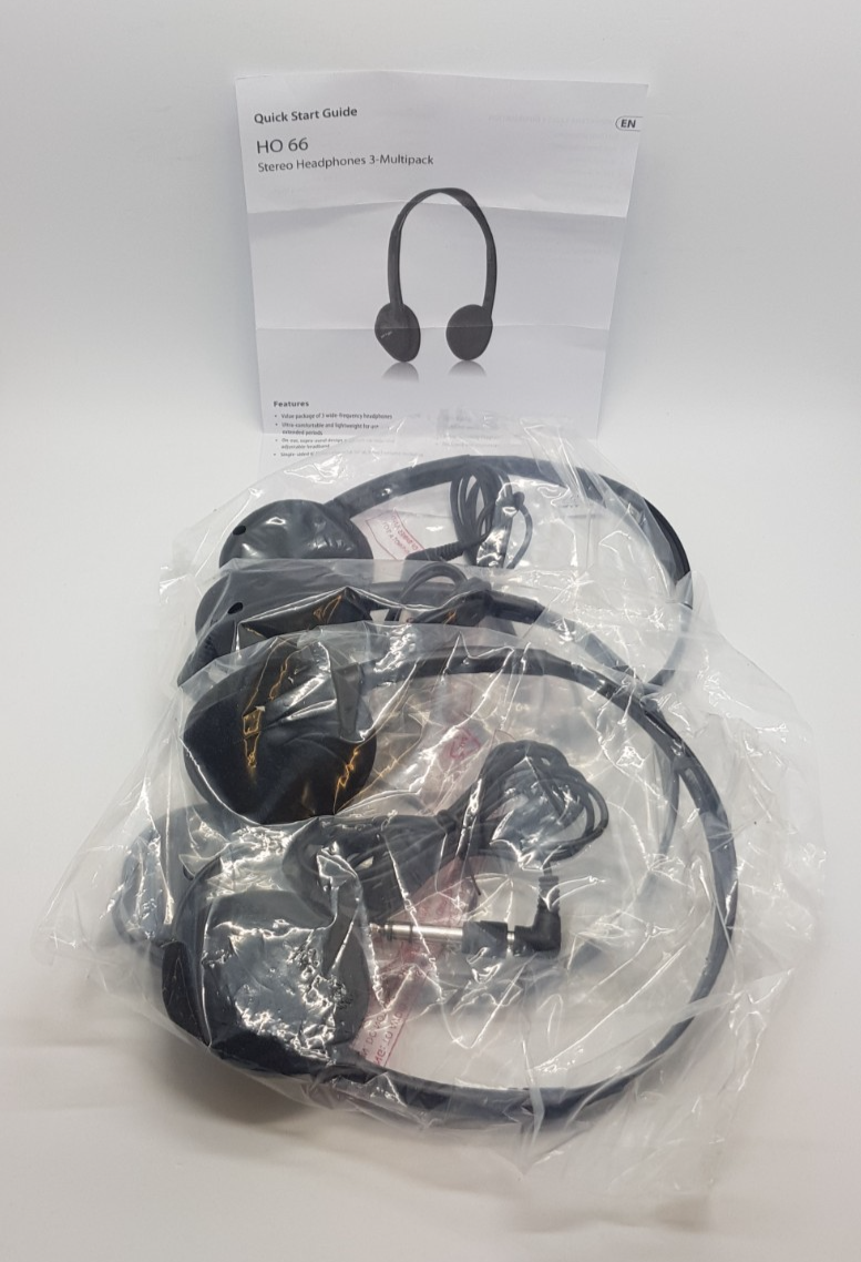 Behringer HO 66 Headphones Pack of 3 Leichte Kopfhörer, 3 Stk.