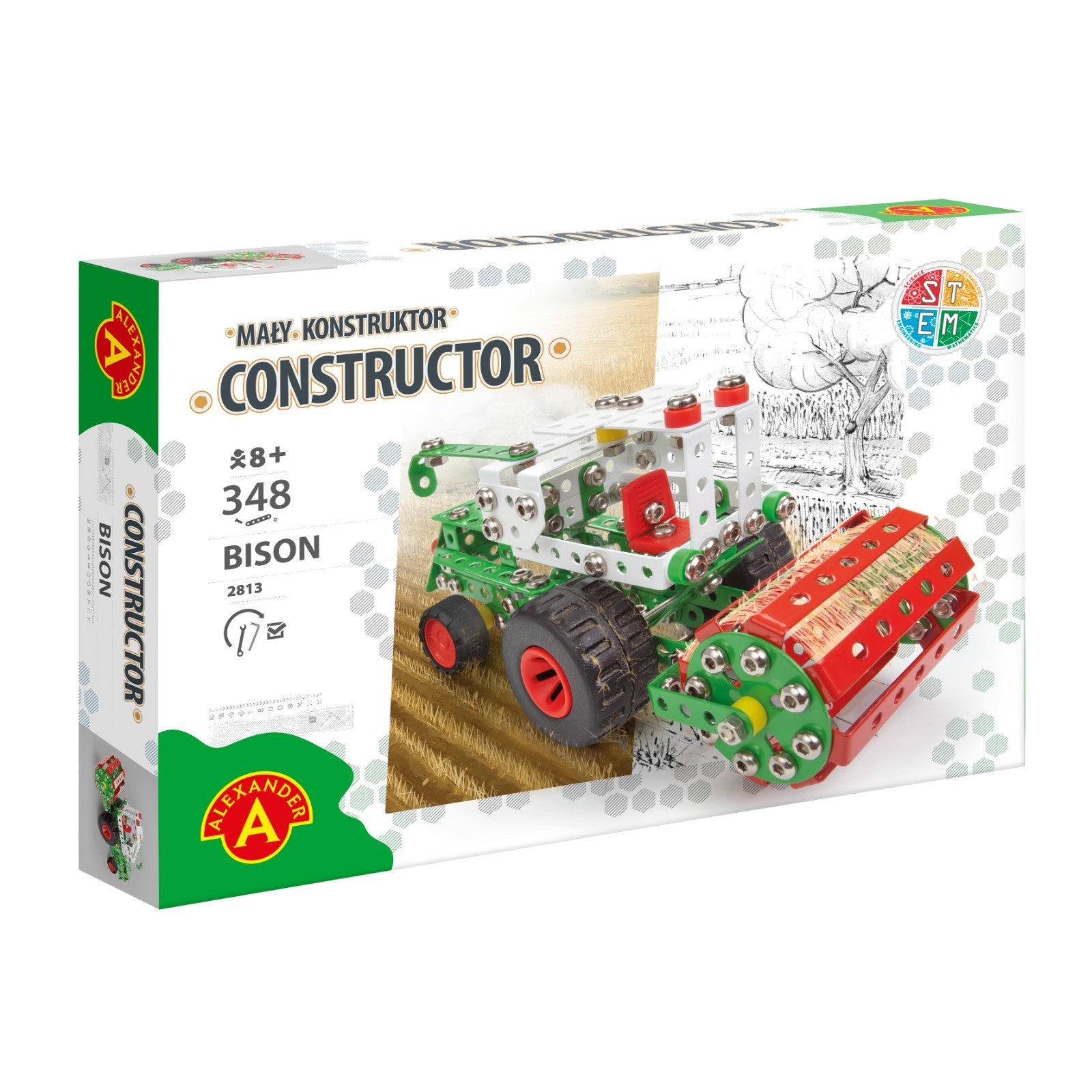 Konstruktionsspielzeug Metall Bausatz Mähdrescher ab 8 Jahren CONSTRUCTOR BISON