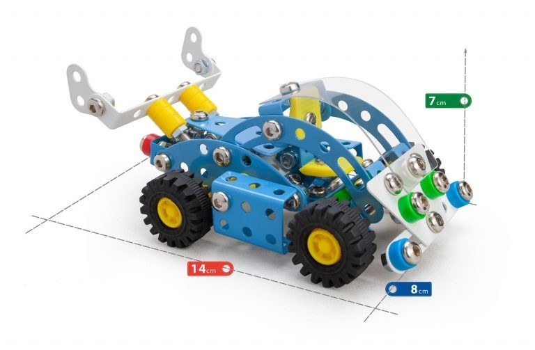 Konstruktionsspielzeug Metall Bausatz Rennwagen ab 8 Jahren – CONSTRUCTOR BOLID