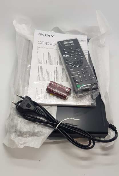 Sony DVP-SR370 – Kompakter DVD-Player / MP3 / USB – Schwarz NEUWERTIG