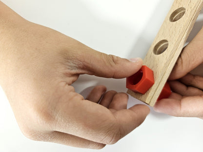 Konstruktionsspielzeug Holz Bausatz LKW ab 4Jahren CONSTRUCTOR JUNIOR 3×1 TRUCK