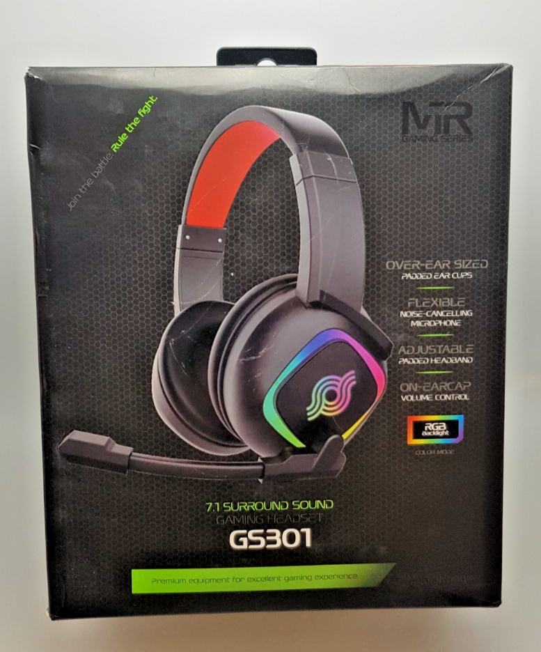 MediaRange MRGS301 7.1 Gaming-Headset ,B-Ware,Neuwertig,3/33/1225