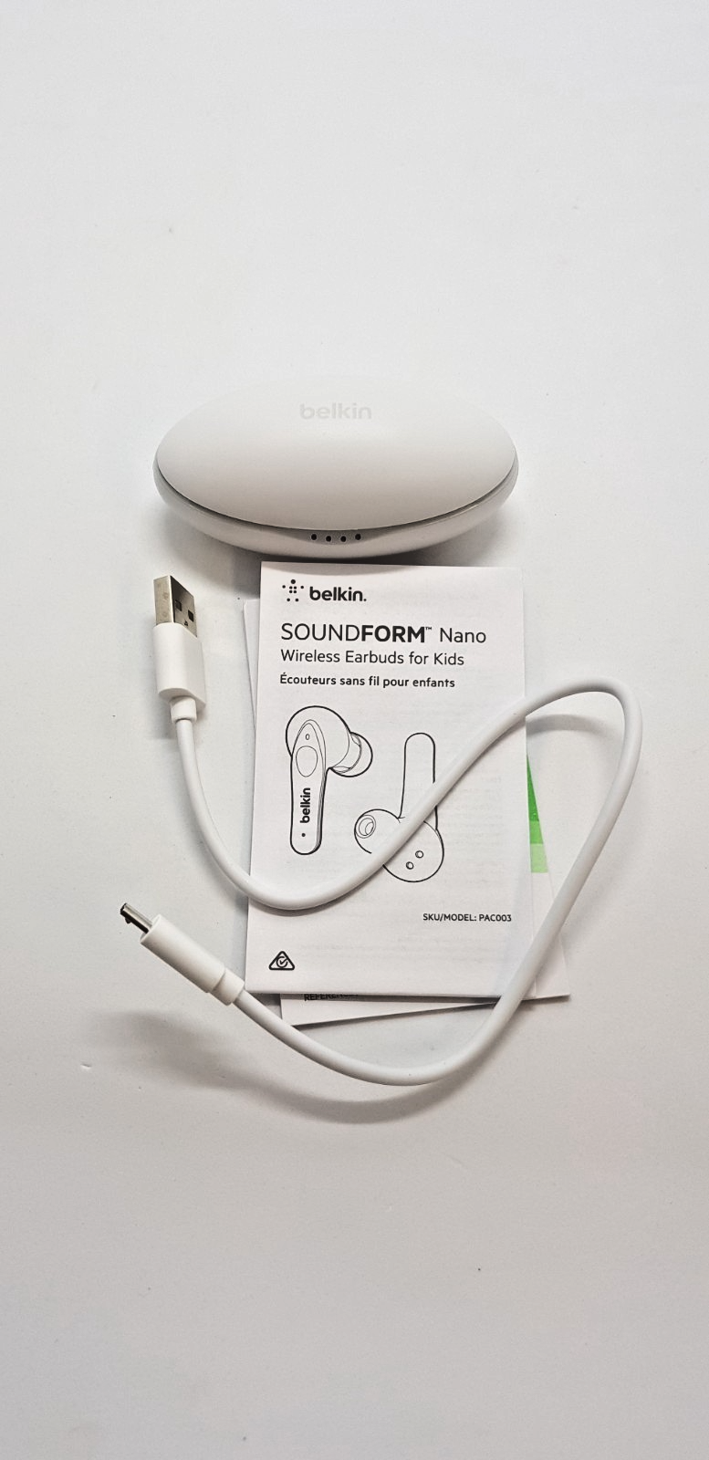 Belkin SoundForm Nano True Wireless Earbuds Bluetooth Kids B-Ware Neuwertig