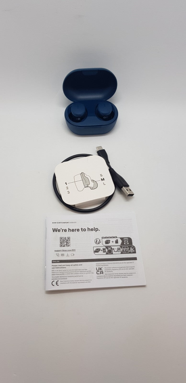 BOSE QuietComfort Earbuds Twilight Blue B-Ware,Neuwertig  2/32/1682 1/34/3430