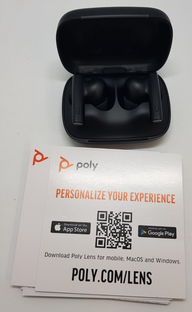 Poly Voyager Free 60 UC, schwarz (3/1/4994; 3/13/2402;1/17/3284) NEUWERTIG!!!/1