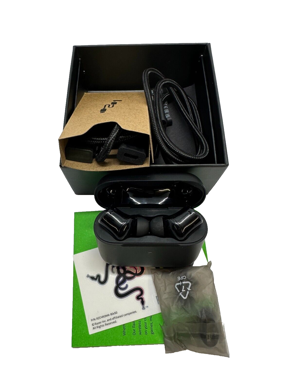 Razer Hammerhead Pro HyperSpeed True Wireless Gaming Earbuds PS5 Xbox PC Switch!