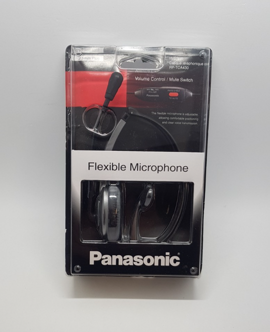 Panasonic RP-TCA430E-S Headset Mikrofon Office Call Center B-Ware Neuwertig