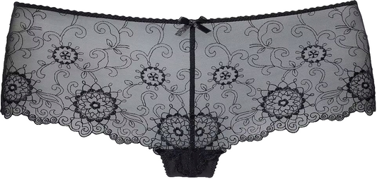 NUANCE Damen-Spitzenhöschen, schwarz