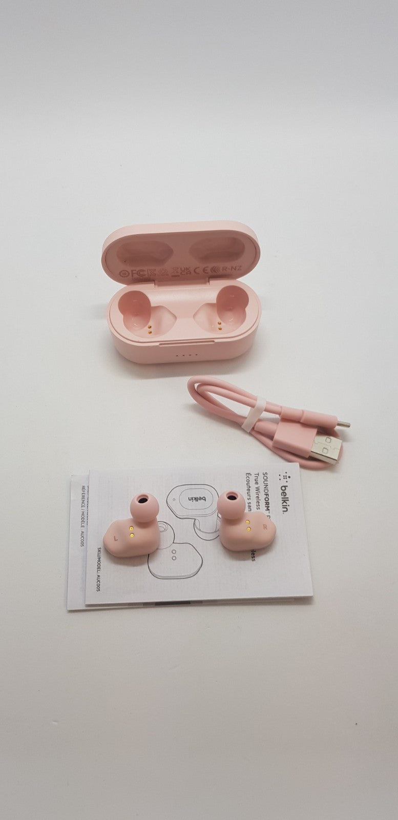 Belkin SoundForm 3 EQ In-Ear Earbuds Bluetooth ANC B-Ware Neuwertig