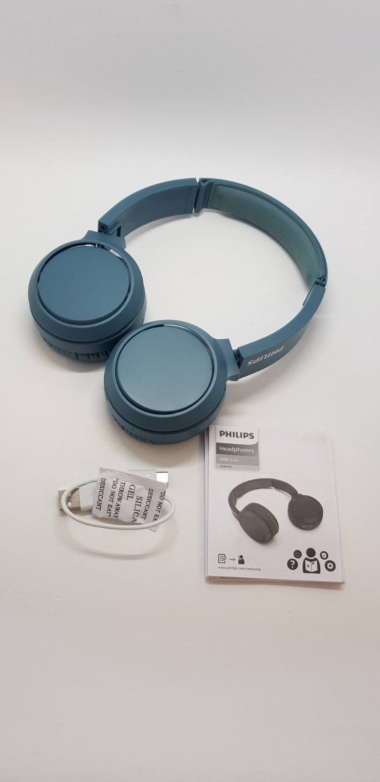 Philips On Ear Kopfhörer H4205BL/00 mit Bass Boost-Taste Bluetooth, 29 Stunden