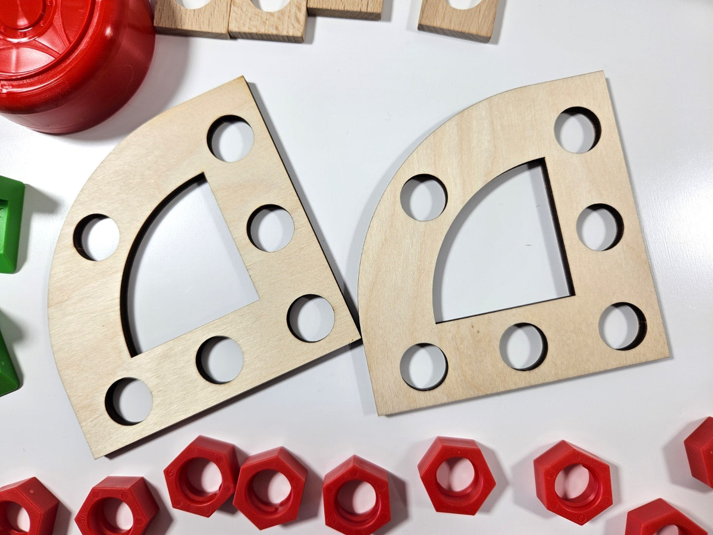 Konstruktionsspielzeug Holz Bausatz  ab4Jahren CONSTRUCTOR JUNIOR 3×1 PULL TRUCK