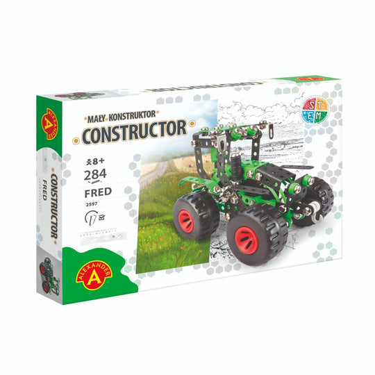 Konstruktionsspielzeug Metall Bausatz Fahrzeug ab 8 Jahren – CONSTRUCTOR FRED