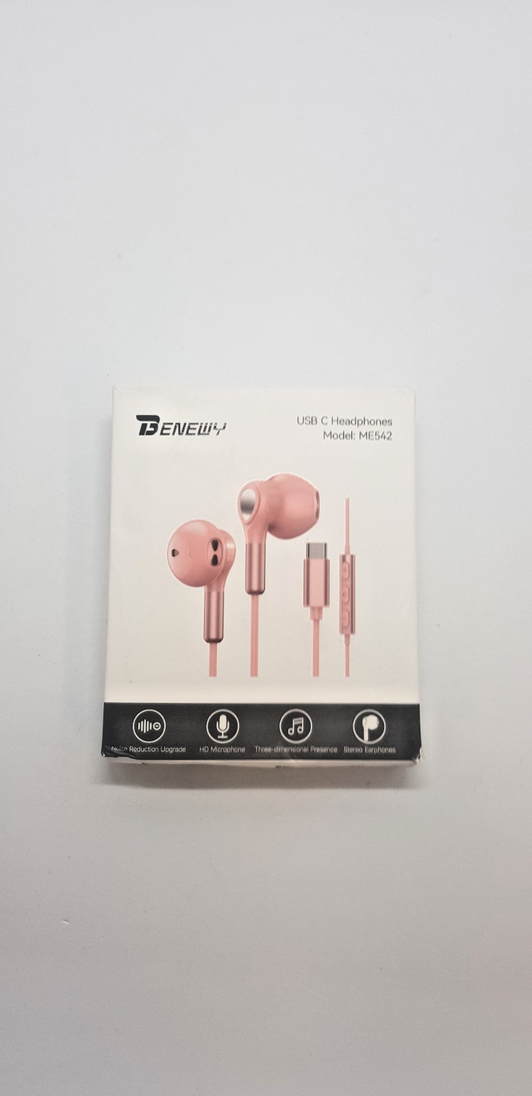 Benewy In-Ear Kabel Kopfhörer mit Mikro Geräuschisolierung 3,5mm Audio 2/23/4478