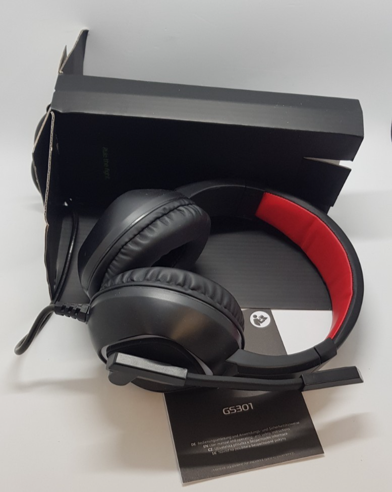 MediaRange MRGS301 7.1 Gaming Headset Mikrofon PC PS5 Xbox B-Ware Neuwertig