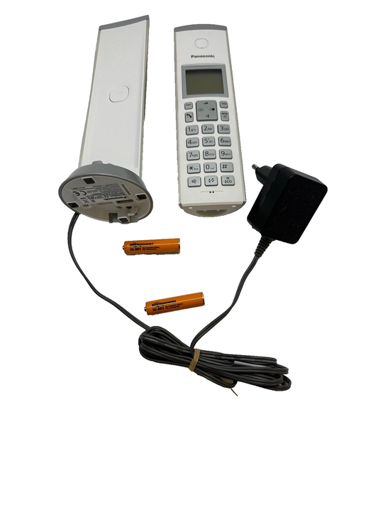 Panasonic Design Telefon KX-TGK220 Schnurlostelefon -  Silber-Weiß