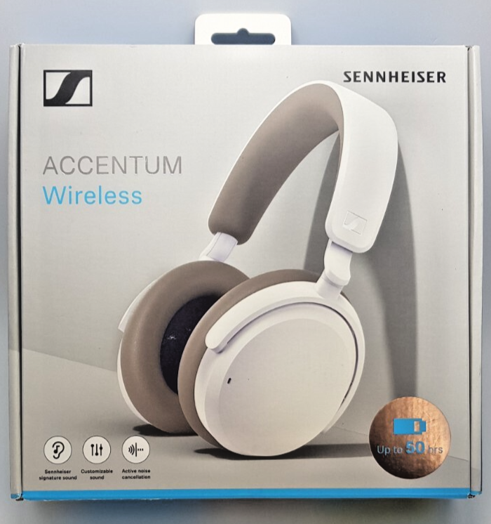 Neuwertiger Sennheiser Accentum Weiß, B-Ware. 3/22/1104,1110