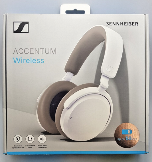 Neuwertiger Sennheiser Accentum Weiß, B-Ware. 3/22/1104,1110