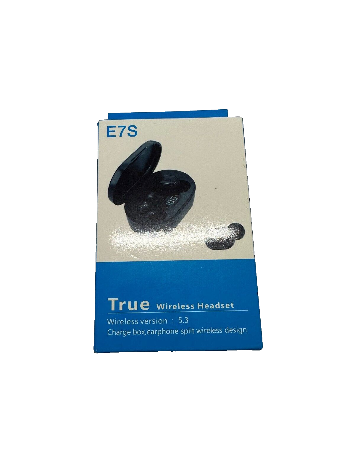 E7S True Wireless Ear Buds, B-Ware.Neuwertig,3/14/2907,2905;3/21/1875;3/22/1223