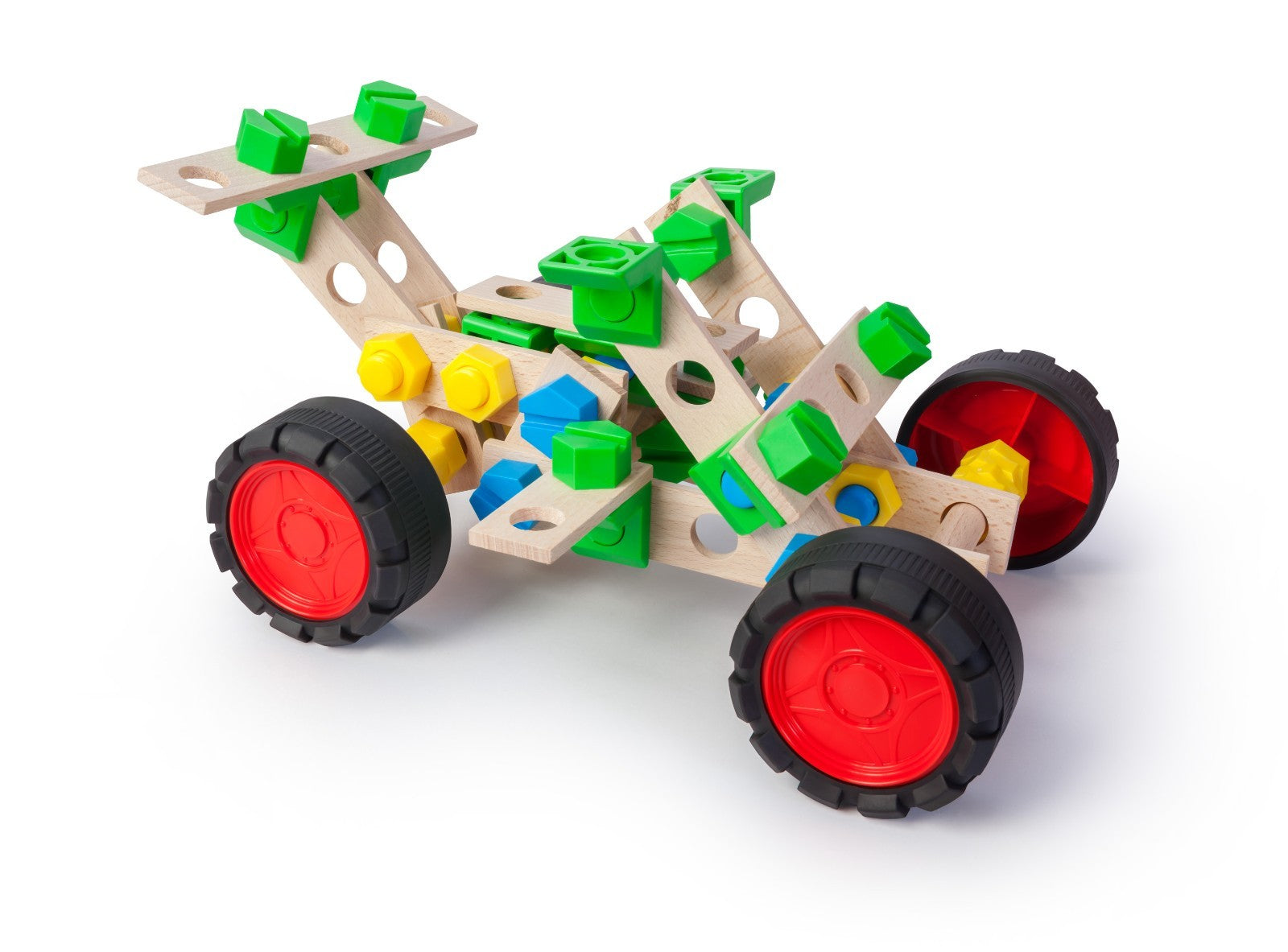 Konstruktionsspielzeug Holz Bausatz ab 4Jahren CONSTRUCTOR JUNIOR 3×1 BUGGY