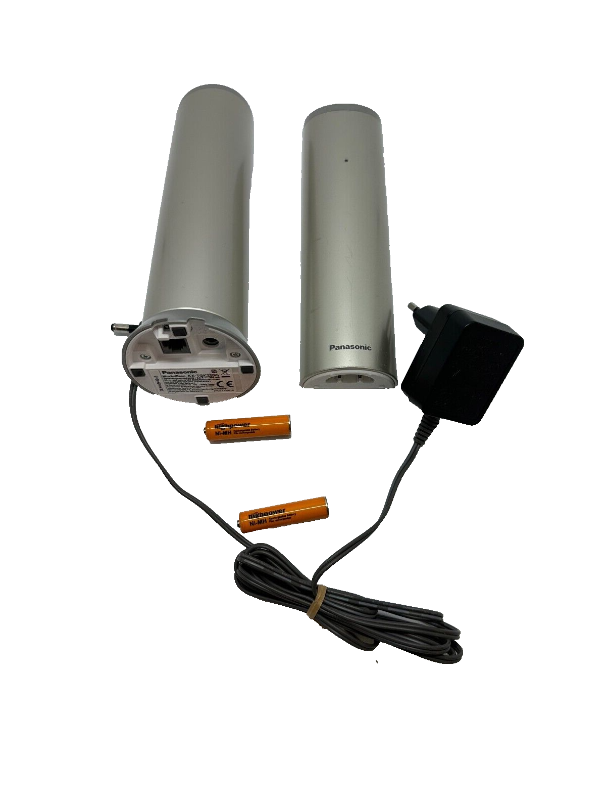 Panasonic Design Telefon KX-TGK220 Schnurlostelefon -  Silber-Weiß