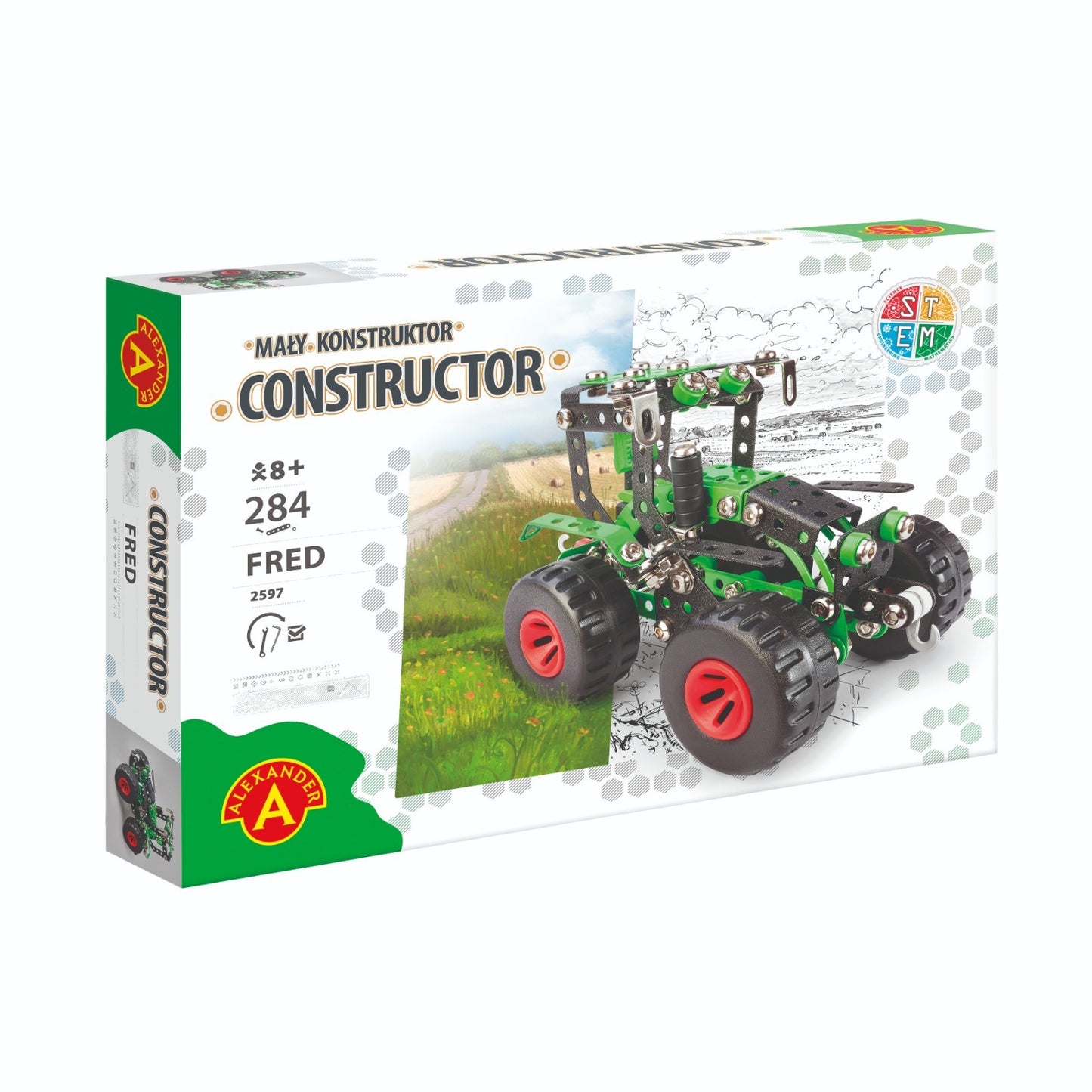 Konstruktionsspielzeug Metall Bausatz Fahrzeug ab 8 Jahren – CONSTRUCTOR FRED