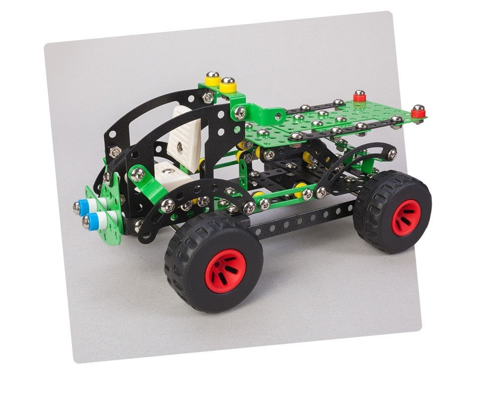 Konstruktionsspielzeug Metall Bausatz 5in1 Fahrzeuge ab 8 Jahren CONST PRO MANTA