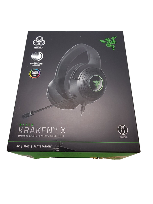 Razer Kraken V3 X Gaming Headset USB Mikrofon PC PS5 Xbox B-Ware Neuwertig