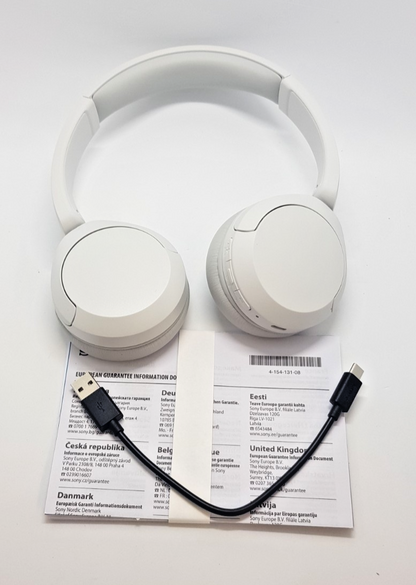 Sony WH-CH520 Bluetooth Wireless On-Ear Kopfhörer mit Mikrofon B-Ware Neuwertig