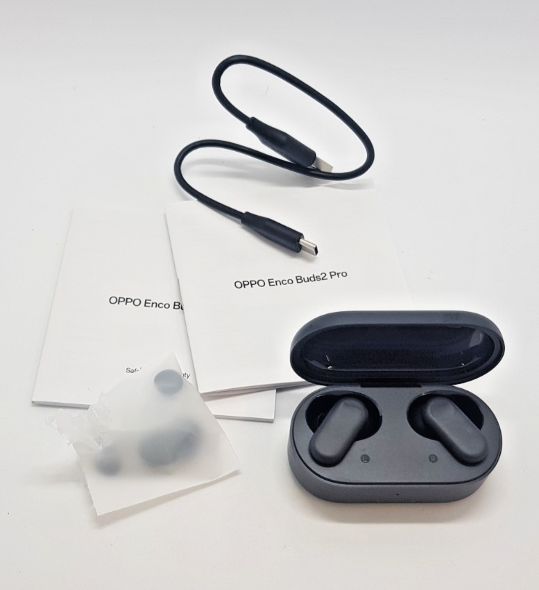 OPPO Enco Buds2 Pro True Wireless Earbuds Bluetooth ANC Schwarz B-Ware Neuwertig