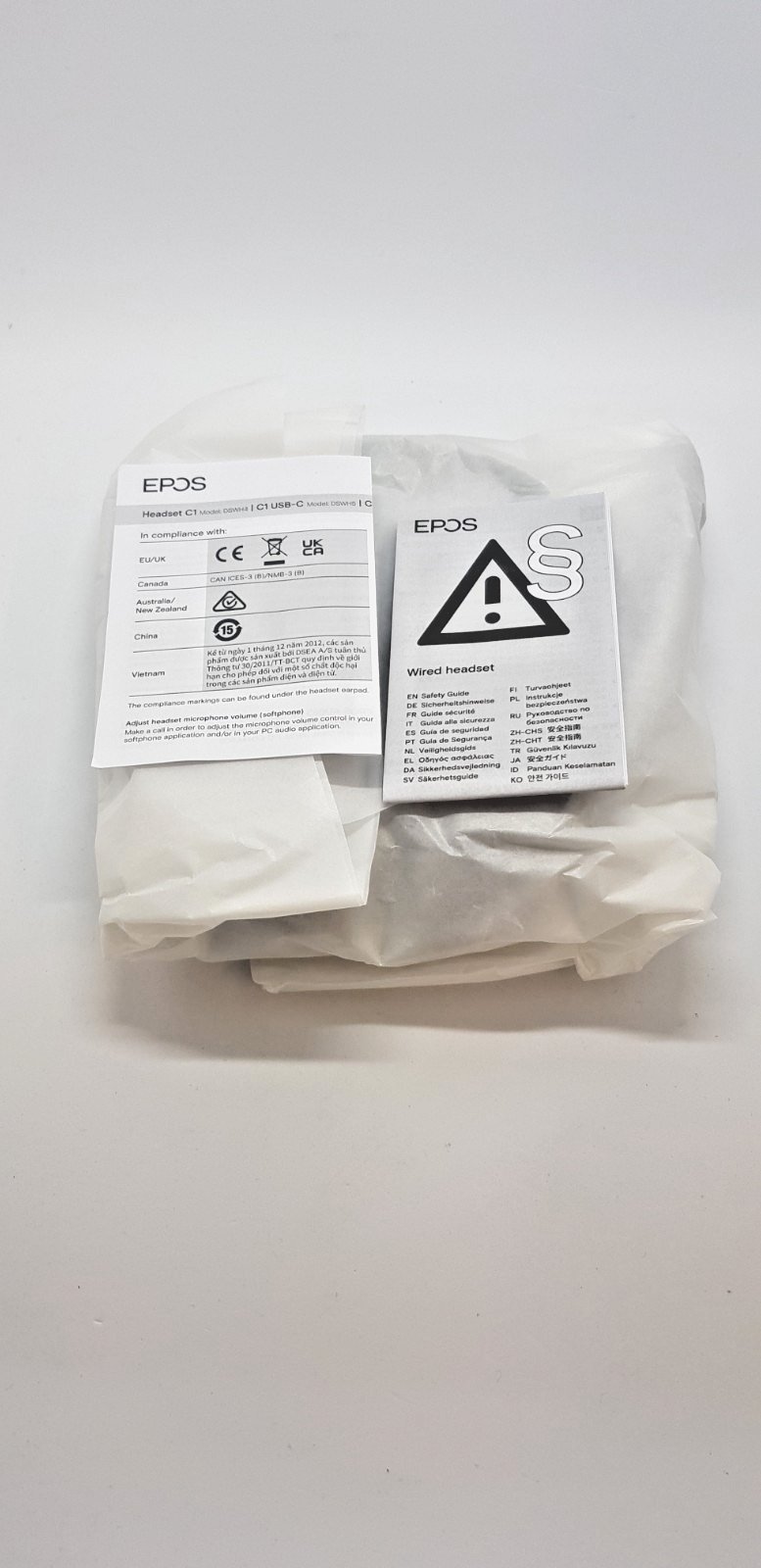 EPOS C1 USB-C Headset mit Mikrofon B-Ware Neuwertig Office PC