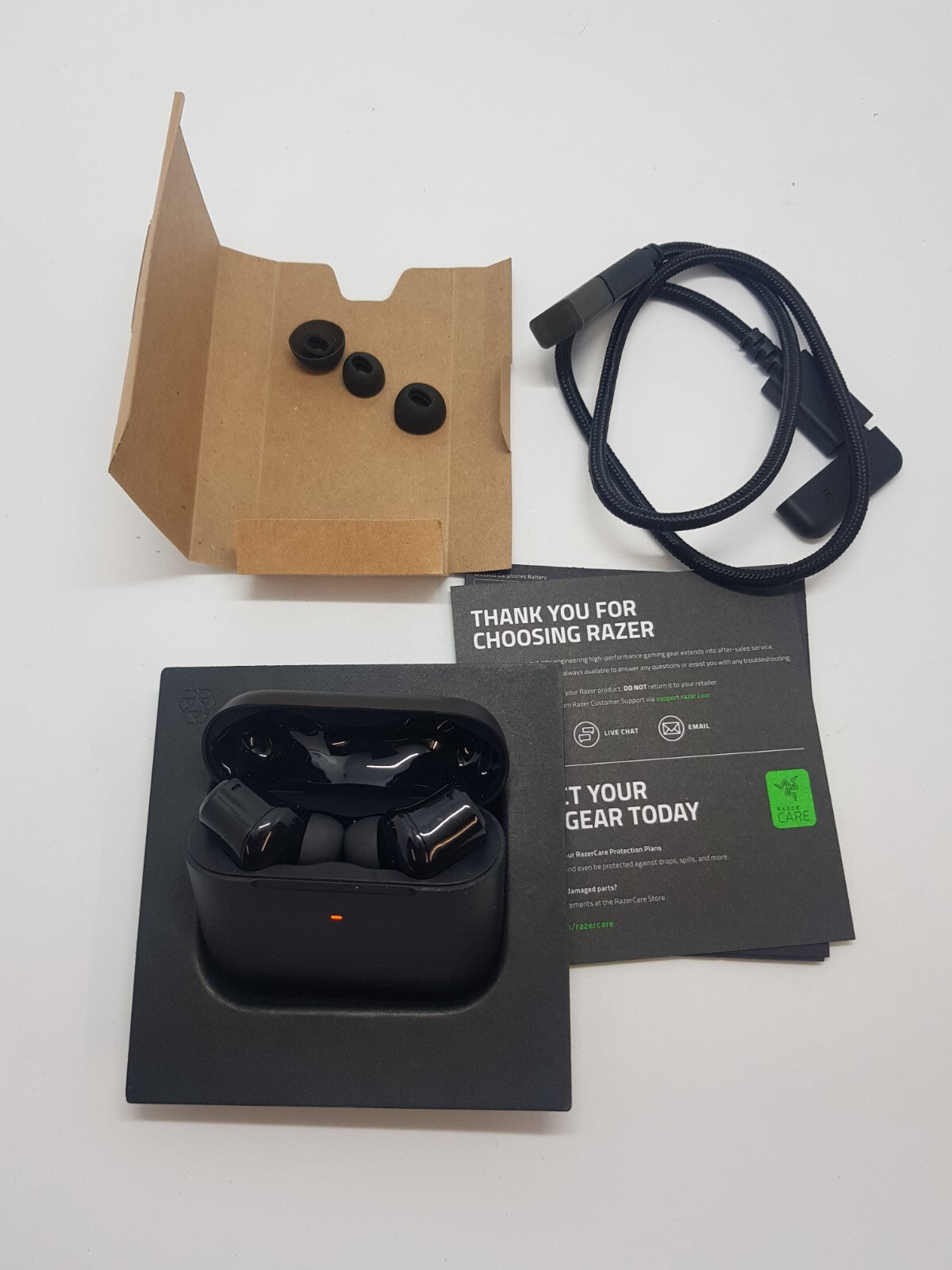Razer Hammerhead Pro HyperSpeed Gaming Earbuds Wireless PS5 Xbox PC B-Ware