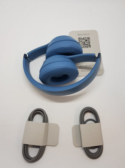 Beats Solo 4 On-Ear Headphones Bluetooth ANC Blau B-Ware Neuwertig