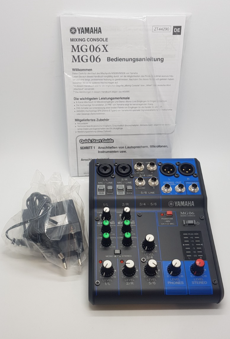 Yamaha MG 06 Kompaktmixer B-Ware,Neuwertig
