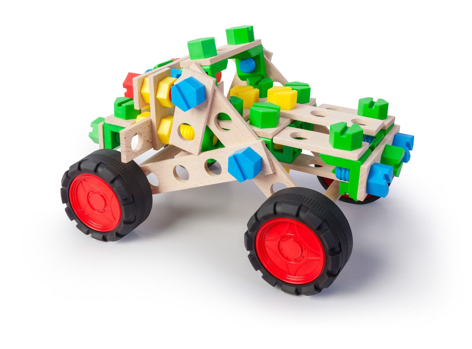 Konstruktionsspielzeug Holz  ab4Jahren CONSTRUCTOR JUNIOR 3×1 OFF ROAD VEHICLE