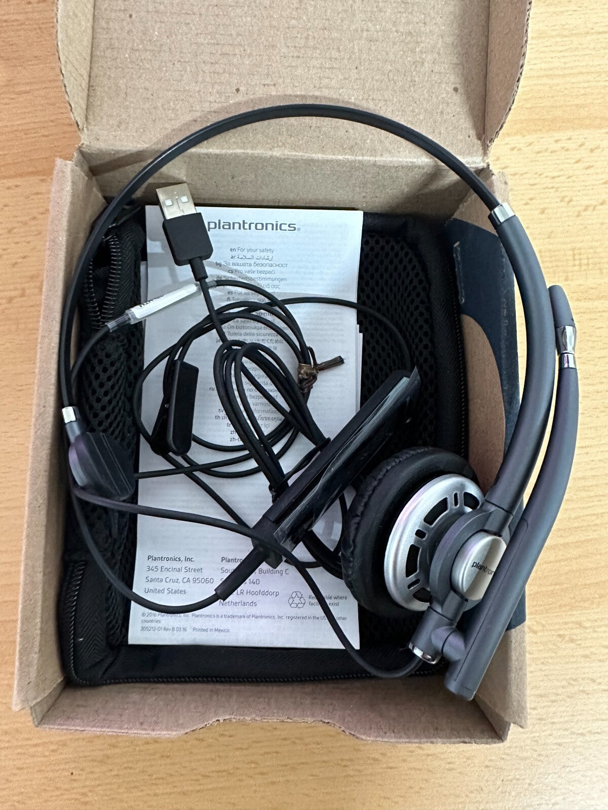 Plantronics EncorePro 715 Headset Kopfhörer Retourware /1