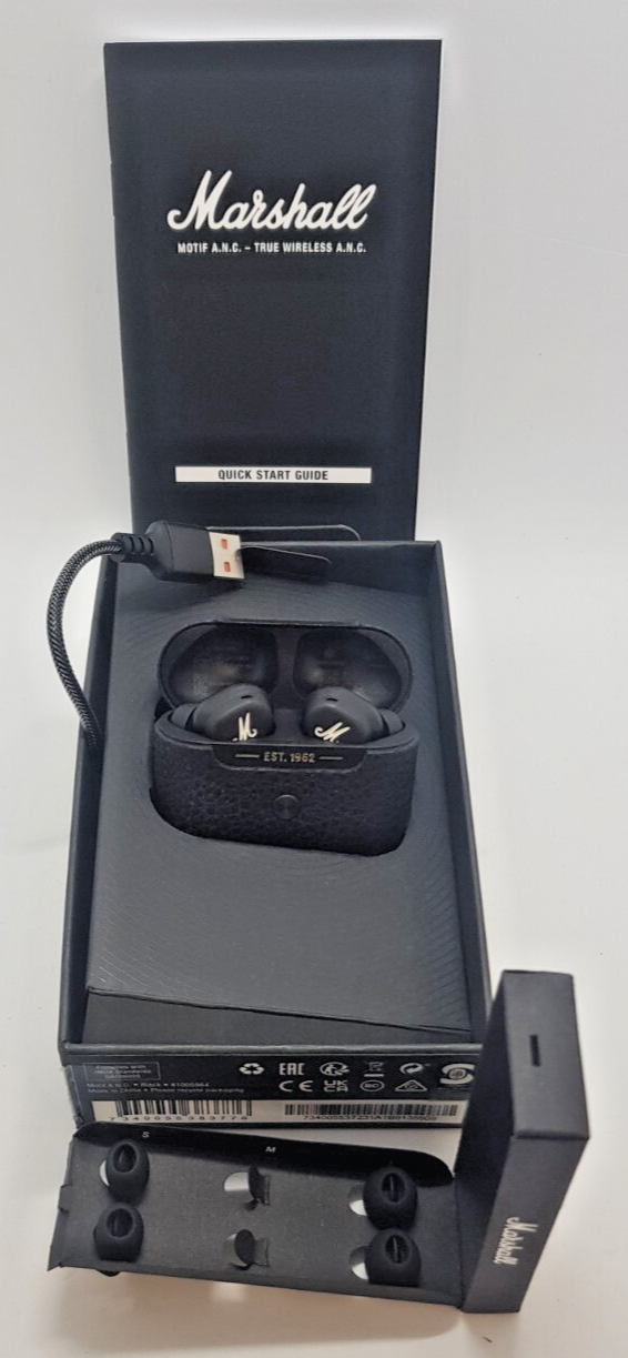 Marshall Motif  A.N.C. Kabelloser In-Ear-Kopfhörer - Schwarz (4;5) 1