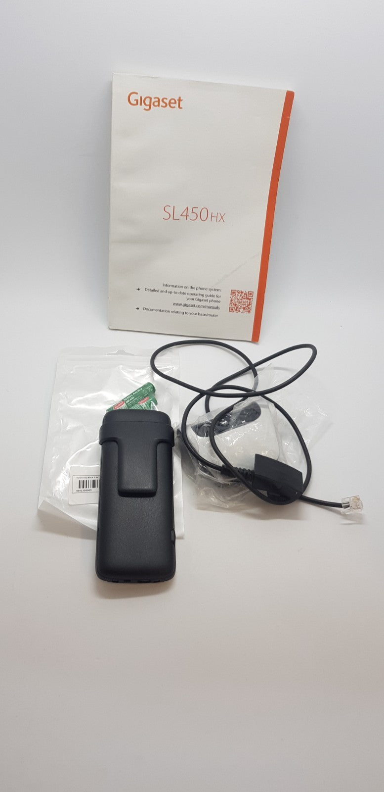 Gigaset SL450HX Mobilteil – neuwertig / Glasriss rechts (kaum sichtbar)