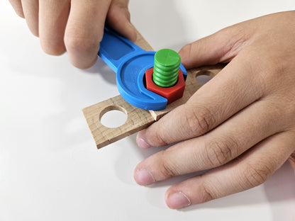 Konstruktionsspielzeug Holz  ab4Jahren CONSTRUCTOR JUNIOR 3×1 OFF ROAD VEHICLE