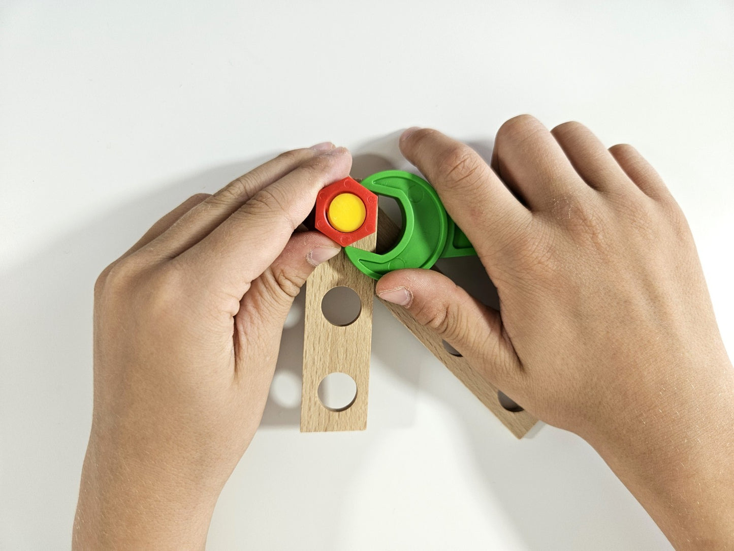 Konstruktionsspielzeug Holz Bausatz LKW ab 4Jahren CONSTRUCTOR JUNIOR 3×1 TRUCK